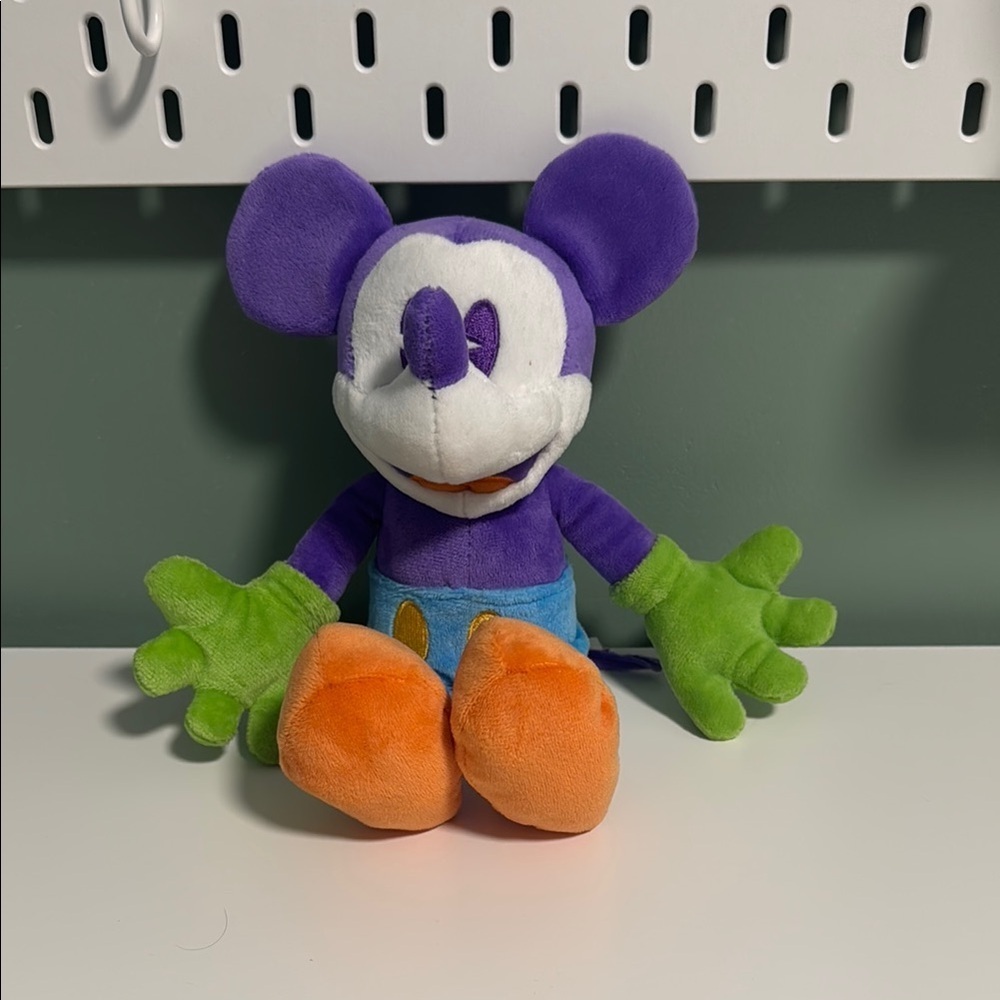NWT Colourful 10” Mickey Mouse Walt Disney World plush